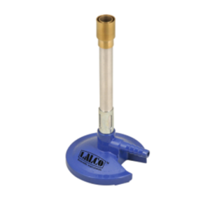 BUNSEN BURNER ZINC DIE CASTING WITH BRASS PIPE, W/O STOPCOCK - saiscientific